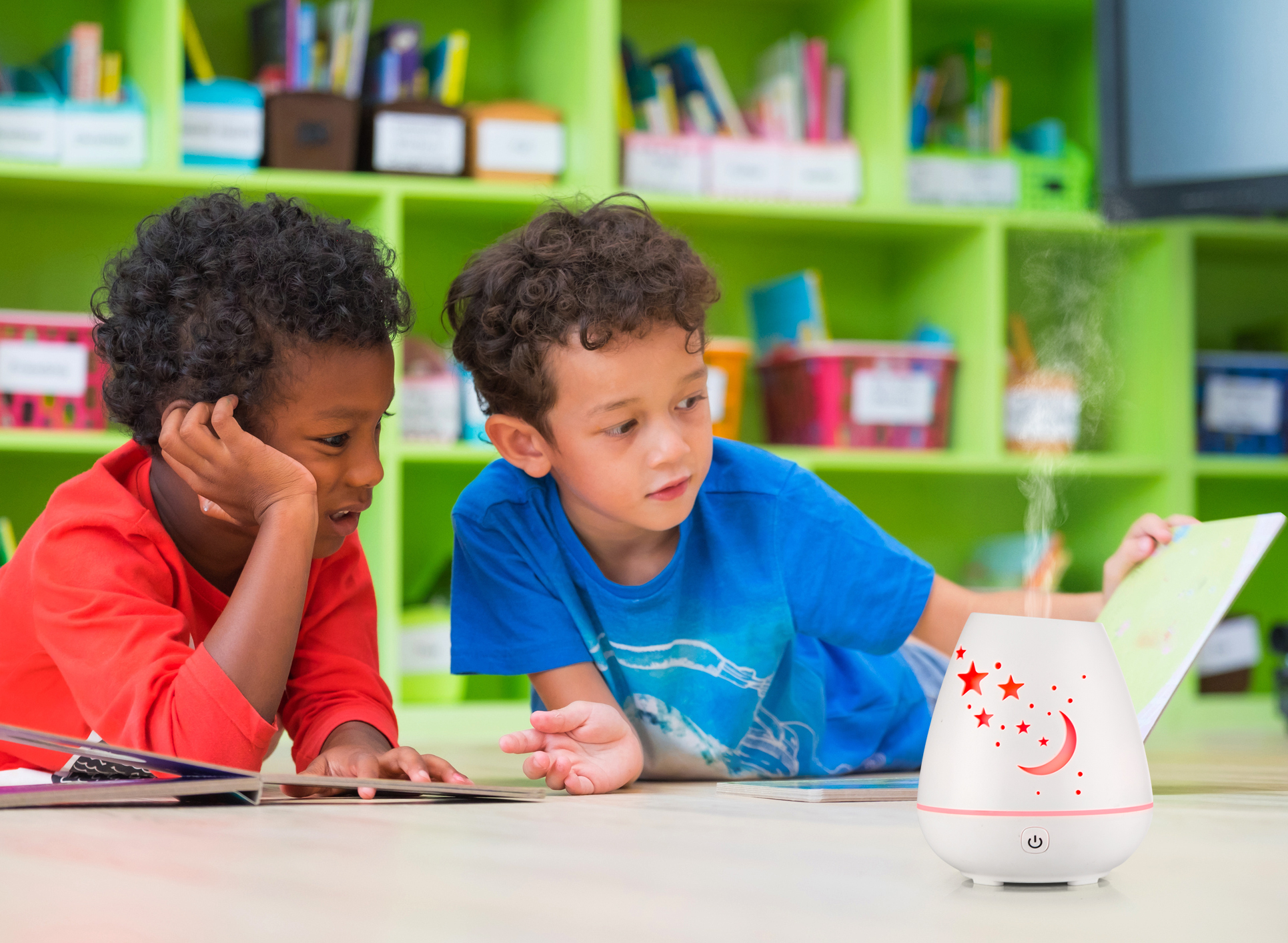 Colorful Mist Spray Mini USB Ultrasonic Air Humidifier For Kids
