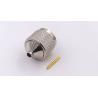 Buy cheap Straight RF Coaxial Connectors 50 Ohm Panel Mounting N Type Male Connector from wholesalers