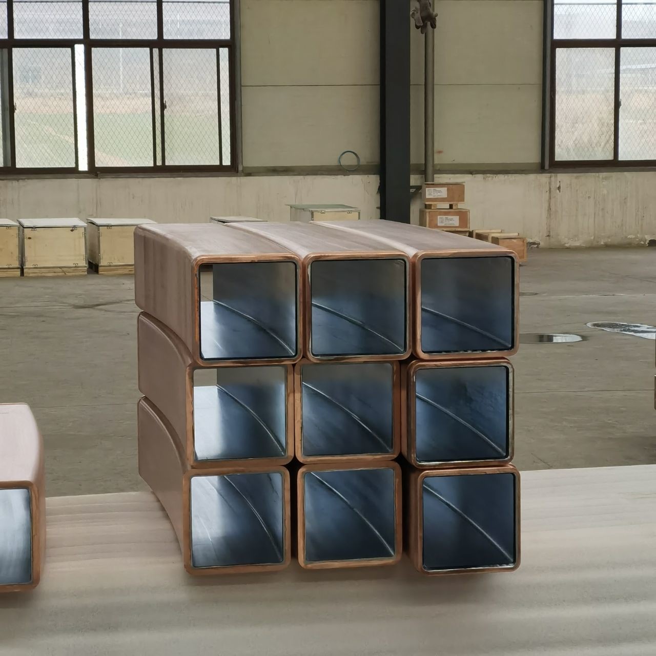 CuCrZr Copper Mold Tube Continuous Casting 90mm Square