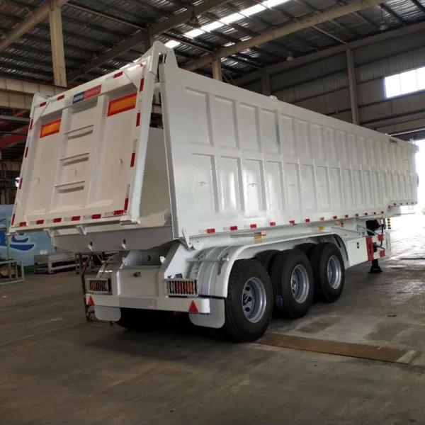 Buy cheap 3-Axle WABCO RE 6 Relay Valve Pneumatic Braking System 12R20 Tires 12 Tire Dump Semi Trailer from wholesalers