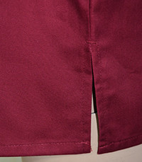 Breathable Custom Protective Work Clothing Long Sleeve Red Color Ribbing Cuff