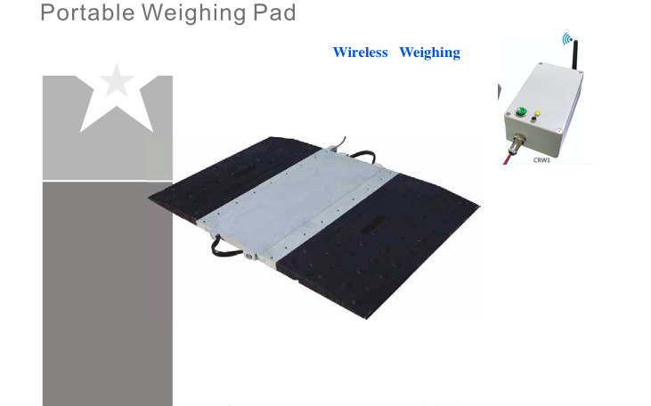 Dynamic Vehicle Truck Axle Scales , Wireless Portable Axle Truck Tester 800x430x30mm