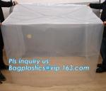 PE Moisture Proof Plastic Pallet Cover, POLYETHYLENE SHRINK PALLET COVERS,