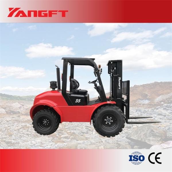 Buy cheap FD35-S 3.5 Tons 2WD Rough Terrain Forklift 3500KG from wholesalers