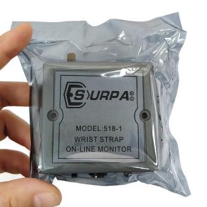 China Anti Static Wrist Strap Online Monitoring Instrument SURPA 518-1 Static Ring Grounding Automatic Alarm Tester on sale