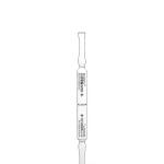 1ml Clear Borosilicate Glass Ampoule For Medical And Cosmetic Sample Provided