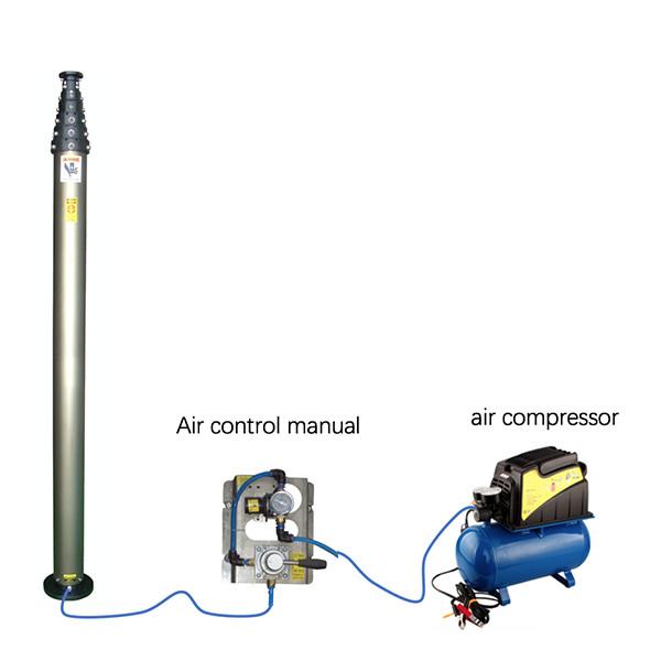 Buy cheap 10m telecommunication antenna telescopic mast from wholesalers