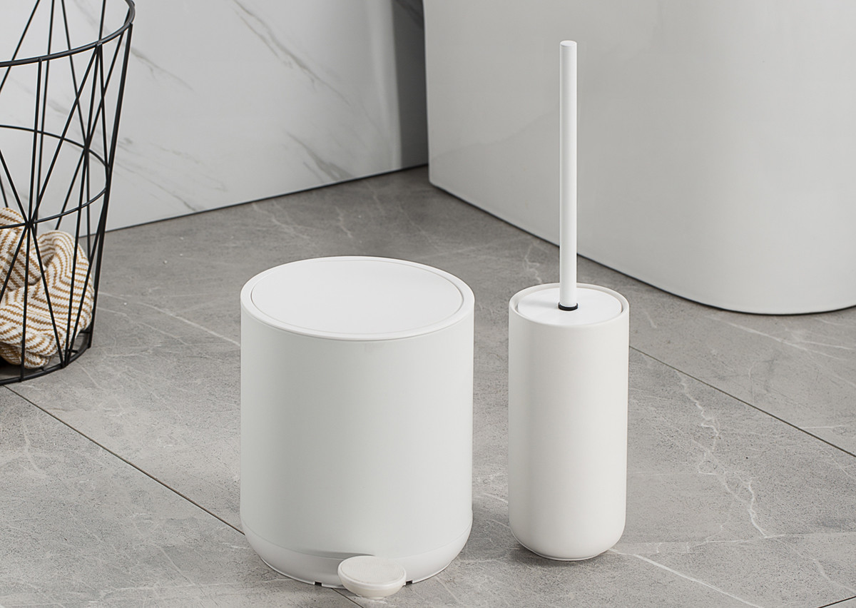 Modern Living Room Organizer Step On Garbage Can With Soft Close