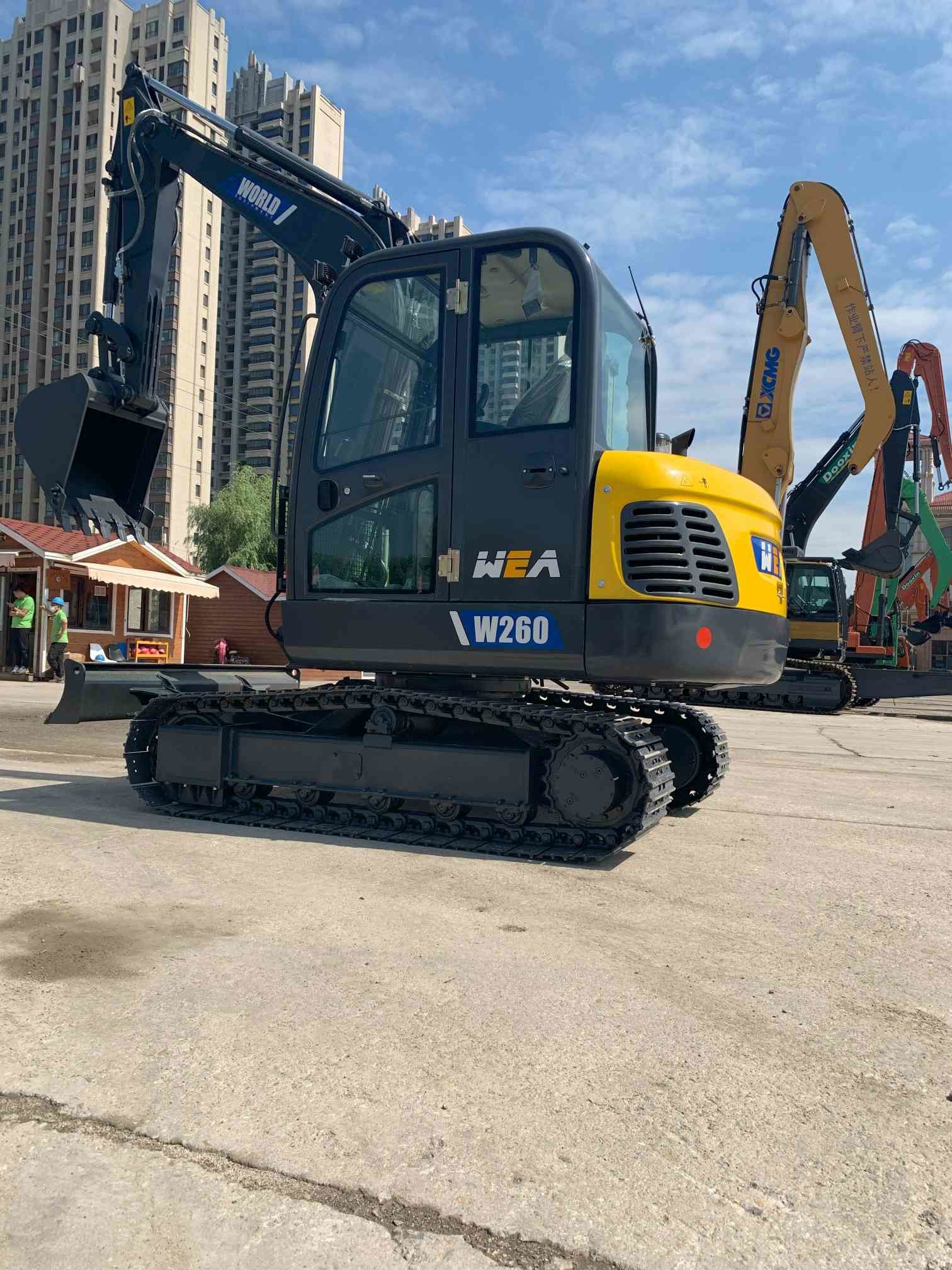 6.1m Max Digging Radius Small Crawler Digger Equivalent to Komatsu PC60 CAT 306