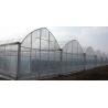 Buy cheap Dropping System Multi Span Greenhouse , PE Diy Hydroponic Greenhouse Gutter Height 3.0-6.0m from wholesalers