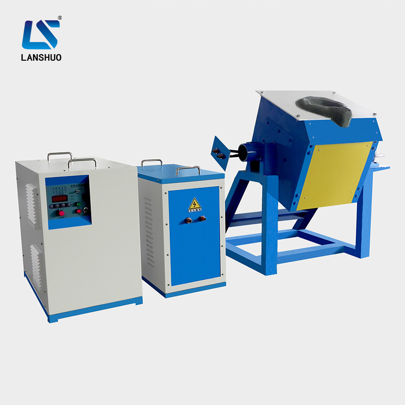 Copper Steel Scrap Cast Iron Metal Induction Melting Furnace Medium frequency IDBT Tilting induction Melting Furnace