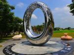 Buy cheap Artificial Style Outdoor Metal Sculpture , Abstract Outdoor Metal Art Sculpture from wholesalers