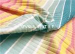 Jacquard Textured Stripes Recycled Swimwear Fabric Ink Jet Digital Print