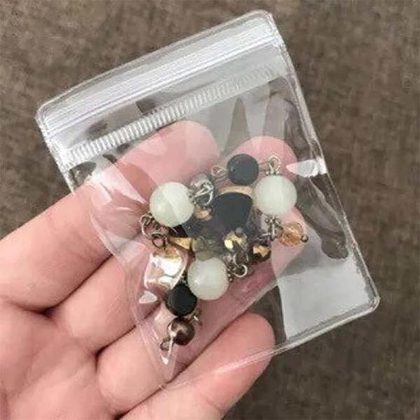 Buy cheap Zipper PVC Packaging Bags Transparent Self Sealing for Hair Clips Hair Bands from wholesalers