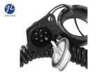 Buy cheap Vehicle Car Reverse Camera Cable , 7 Pole Spring Truck Trailer Backup Camera Cable from wholesalers