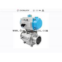 Buy cheap Welded Beverage Aluminum Actuator 4 Inch BPE Ball Valve product