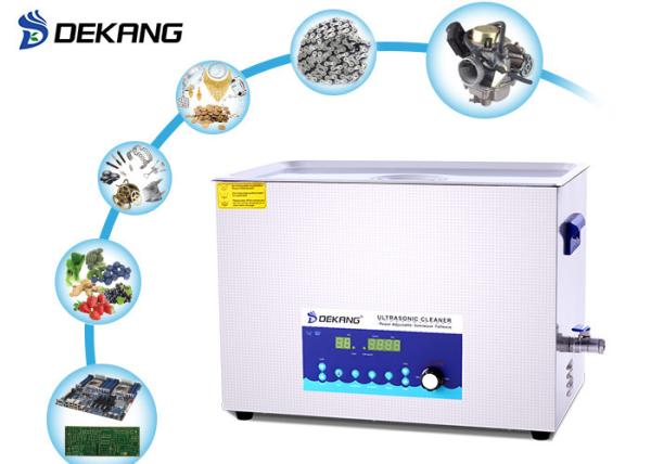 Quality Frequency Adjustable Ultrasonic Cleaning Device , 360W 15L Needle Washer for sale