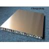 Buy cheap PET Film Outdoors 0.15mm Aluminum Honeycomb Sandwich Panels from wholesalers