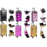 Buy cheap 3 In 1 4MM MDF Aluminum Makeup Trolley Case For Cosmetics from wholesalers