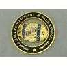 Buy cheap Soft Enamel Personalized Coins Honolulu Police Department , Gold Plating 3D Zinc Alloy Coin 2.5 Inch from wholesalers