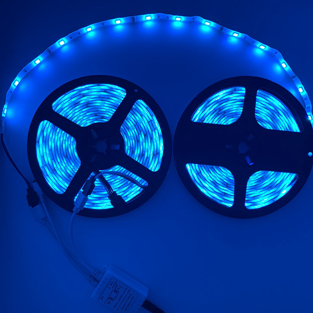 IP20 72W 10M RGB LED Strip Lights With Remote