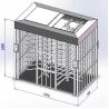 Buy cheap Single Lane SS304 60W Rfid Security Gate from wholesalers