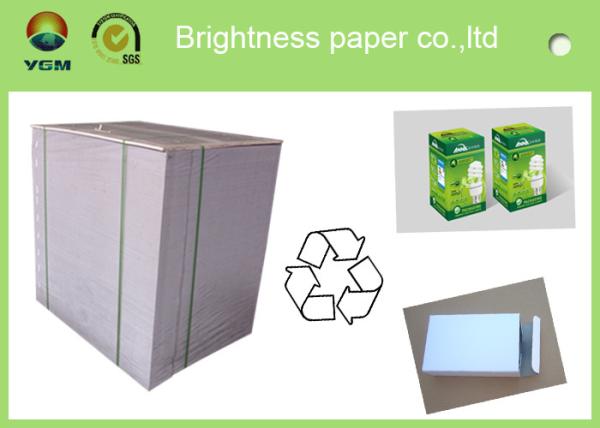 Buy cheap Wood Pulp White Coated Grey Back Duplex Board For Packing 230gsm - 450gsm from wholesalers