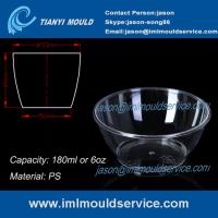 Buy cheap clear small thin wall PS Disposable Plastic Bowls mould with 180ml product