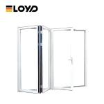 Waterproof Double Glass Aluminum Sliding Patio Doors Bi Fold French Doors