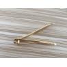 Buy cheap Brushed Stainless Steel Gold Plated Nail Clipper from wholesalers