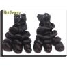 Buy cheap SGS Double Drawn Human Hair , Natural Color 1B Original Human Funmi Romance Hair Weft No Tangle from wholesalers