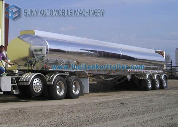 Buy cheap 3 Axle 42000L Lightweight Aluminum Alloy Semi Tanker Trailers from wholesalers
