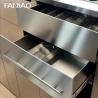 Buy cheap New Industrial Design Stainless Steel 304 Kitchen Cabinets Island With Sink And Faucet from wholesalers