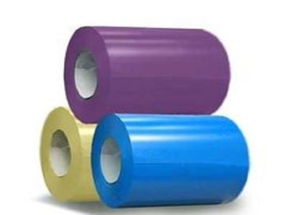 High Strength Prepainted Steel Coil , Color Coated Steel Coil JIS G3312 ASTM