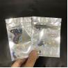 Buy cheap Stand Up Holographic Zipper Packaging Bag Flat Pouches Small Laser Zip Lock Plastic Bags from wholesalers