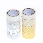 Hot sale Gold foil tape custom printed decorative foil washi tape
