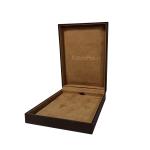 Manufactures Custom soft touch paper Jewelry Box for Ring Earring Pendant Bangle