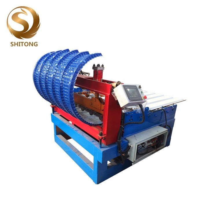 Long Sheet Roof Panel Curving Machine Arched Trapezoidal Making Roll Forming