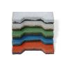 Buy cheap Dye SBR Bone Shape Rubber Floor Tiles For Walkway Garden from wholesalers