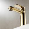 Buy cheap Gold Basin Mixer Restroom Single Hole Sink Faucets from wholesalers