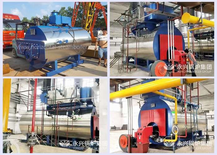 Customized High Efficiency Gas Fired Steam Boiler Explosion Proof Device