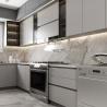 Buy cheap Smart Custom Kitchen Cabinets Design White Melamine Full Luxury Modern Kitchen Furniture Cabinet Sets For Home from wholesalers