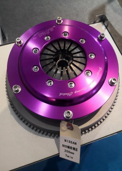 Buy cheap Twin Plate Racing Clutch Kits Fit 200mm NISSAN SR20 Turbocharging from wholesalers
