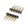 Buy cheap 1.27mm Pogo Pin Connector h1.5mm L8.0 Dip Type Gold Plated Brass Connector 10 pin from wholesalers