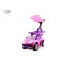 Buy cheap 3KM/HR Push Along Toy Car 3C Pink Push Along Car Storage Under Seat from wholesalers