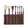 Buy cheap Must Have Cosmetic Brushes Luxury Set For Girls Makeup Dark Red Color from wholesalers