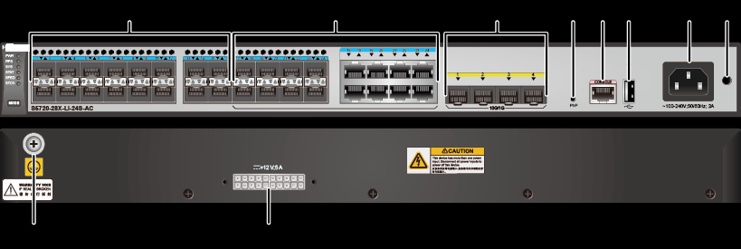 S5720-28X-LI-24S-AC 10G Network Switch 24 Ports 1000Mbps Fast Data Transfer