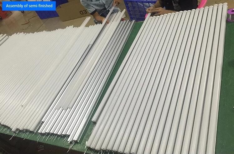 Milky Cover Led Tube Lamp Dimmable 24w 1500mm Ac 120v For Office Buildings