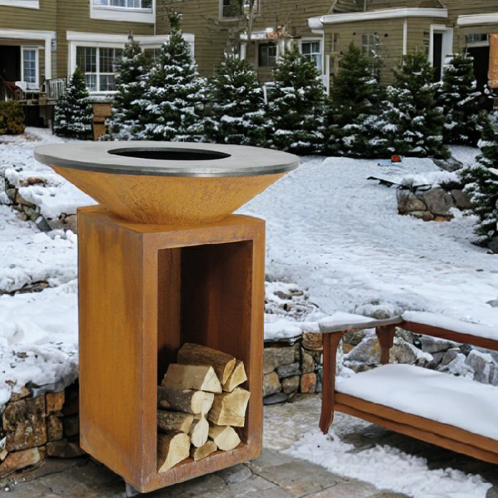 hnjbl CORTEN steel bbq grills