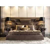Buy cheap Soft Elegant Upholstered Bed Stain Resistant Velvet Covers Pinewood Construction product